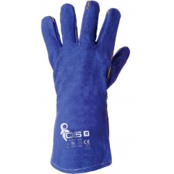 Schweißlederhandschuh BLUE