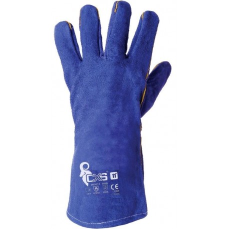 Schweißlederhandschuh BLUE